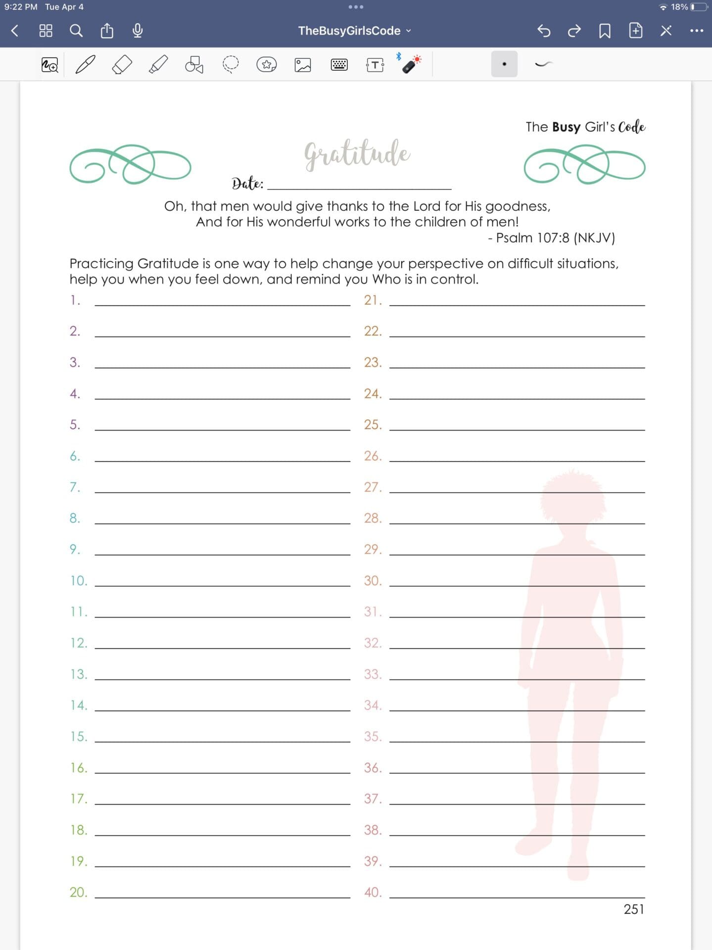 Guided success journal for women